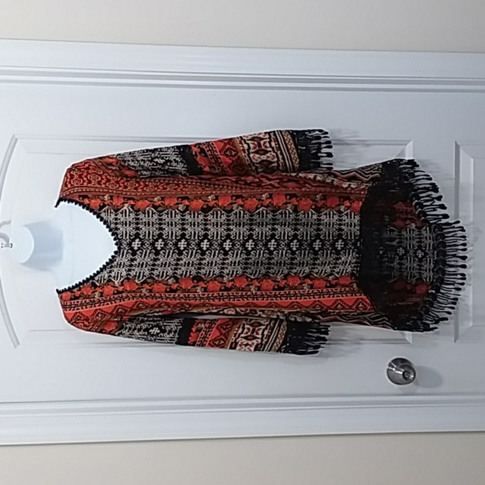 Chelsea & Violet Boho Multi Print & Lace Dress